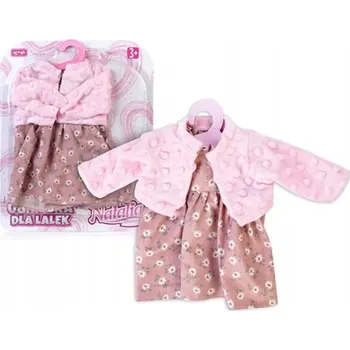 Doplněk pro panenku OBLEČENÍ PRO PANENKY ŠATY BOLERKO OBLEČENÍ hadříky