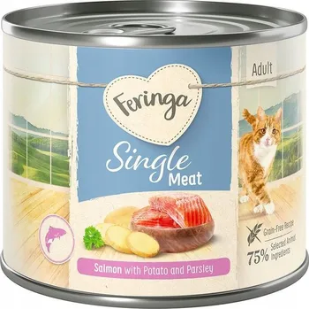 Krmivo pro kočku Mokré krmivo pro kočky Feringa losos s bramborami a petrželkou 200g