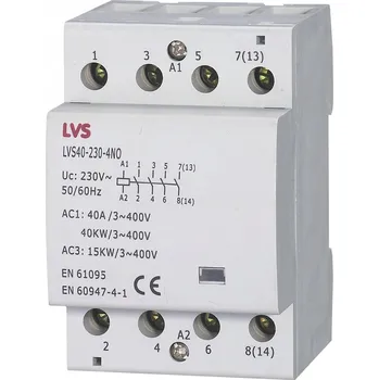 Stykač MODULÁRNÍ STYKAČ 63A 24V AC 2NO 2NC LVS LVS63-24-2NO+2NC