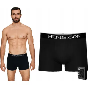 Pánské spodní prádlo Spodní Prádlo Boxerky Henderson , černé, velikost XL