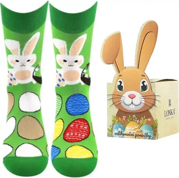 Dospělé ponožky Deaster Zajíc - 39-42 / zelená