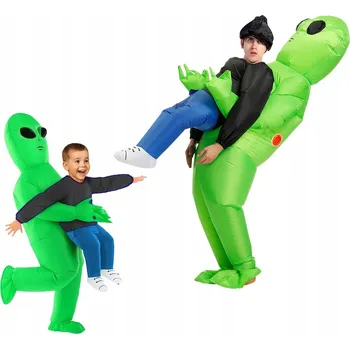 Karnevalový kostým NAFUKOVACÍ KOSTÝM MIMOZEMŠŤAN UFO MIMOZEMŠŤAN PŘEVLEK KOSTÝM HALLOWEEN JAKO DÁREK