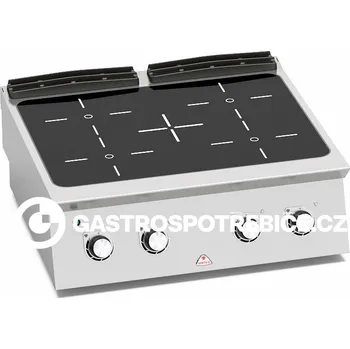 Sporák Sklokeramický sporák Bertos SE7P4B/VTR