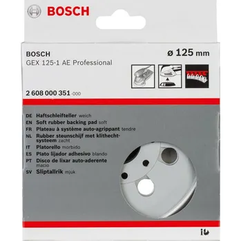 Brusný kotouč Bosch příslušenství Brusný talíř měkký 125 mm Bosch