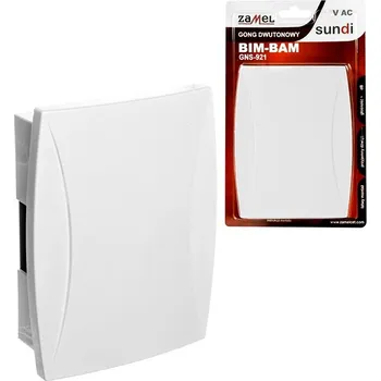 Domovní zvonek Drátový zvonek Zamel 0 m 85 dB