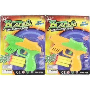 Dětská zbraň Pistole na pěnové náboje s přísavkami