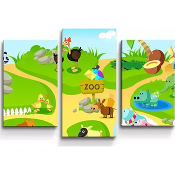 Obraz Sablio Obraz - 3-dílný Dětský motiv 3 - 75x50 cm