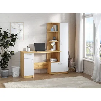 Psací stůl nabyteo Psací stůl SANS pravá Barva: wenge