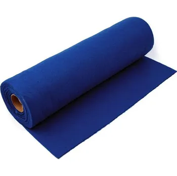 Nástroj na niť a příze Plsť / filc šíře 41 cm, střední, 7 (F69) modrá kobaltová