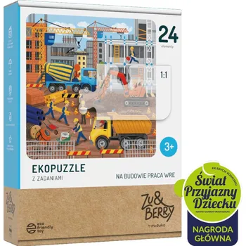 Puzzle Muduko Puzzle 24 dílků - Staveniště: Práce v plném proudu