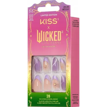 Umělé nehty Umělé nehty WICKED limitovaná edice WKD16X KISS 28 ks Velikost M