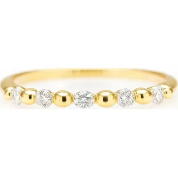 Prsten Pozlacený Prstýnek z chirurgické ocel US8 EU17