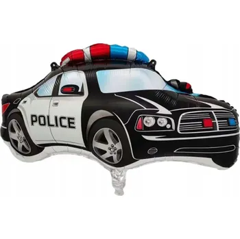 Balónek Fóliový balónek ve tvaru policejního auta 49x66 cm