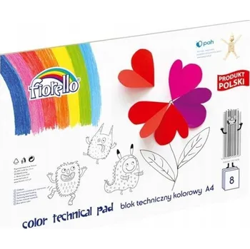 Barevný technický blok A4/8K Fiorello