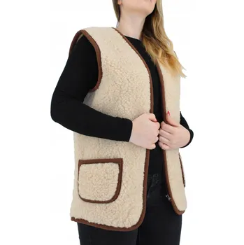 Dámská vesta DÁMSKÁ VESTA ZE 100% OVČÍ VLNY MERINO, VELIKOST L