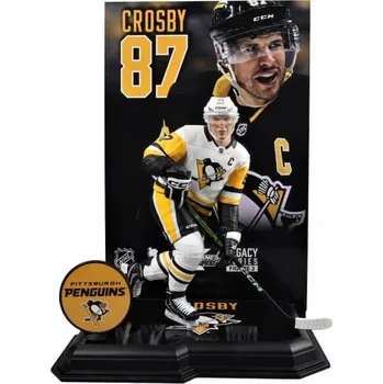 Figurka NHL - Sidney Crosby (Pittsburgh Penguins) - Platinová Edice - bílá