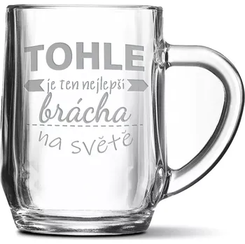 Sklenice Sablio Půllitr Tohle je ten nejlepší brácha na světě: 0,5 l