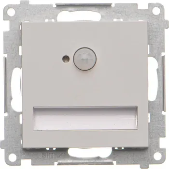 LED osvětlení s pohybovým sensorem, 14 V / 0,64 W, barva světla teplá bílá, Simon 55 TOSC3K14.01/114, šedá světlá