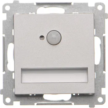 LED osvětlení s pohybovým sensorem, 14 V / 0,62 W, barva světla neutrální bílá, Simon 55 TOSC4K14.01/143, hliníková