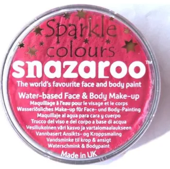 Speciální výtvarná barva Snazaroo třpytivá barva na obličej 18ml. - Růžová