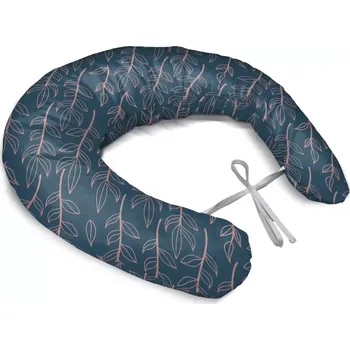 Polštář Sablio Těhotenský polštář Růžové malované lístky