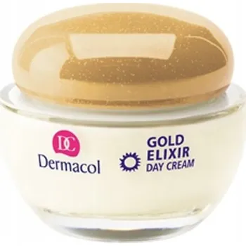 Pleťový krém Krém proti nedokonalostem pleti Dermacol Gold Elixir 10 SPF den a noc 50 ml
