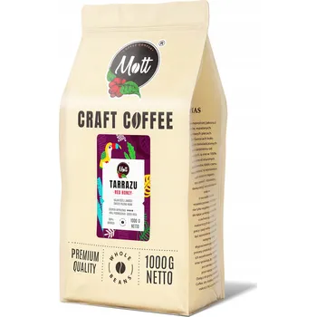 Káva Káva zrnková Arabica Mott Coffee Tarrazu Red Honey 1000 g