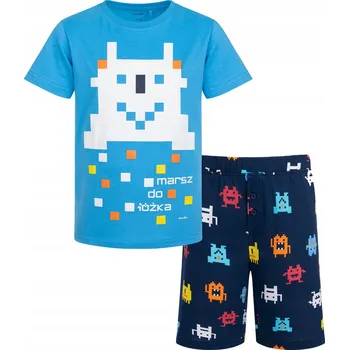 Dětské pyžamo chlapecké pyžamo bavlna modré 146 pixelů Endo
