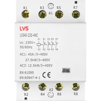 Stykač MODULÁRNÍ STYKAČ 40A 230V AC 4NC LVS LVS40-230-4NC