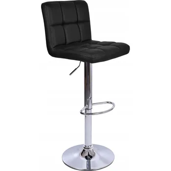 Barová židle Barová Židle eHokery černý 107 cm umělá kůže
