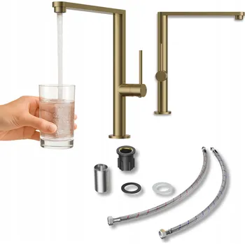 Vodovodní baterie Kuchyňská baterie stojánková Granitan Velmo zlatá