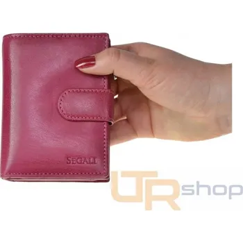 7319 dámská kožená peněženka Segali - Fucshia