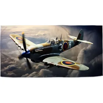 Osuška Sablio Ručník Stíhačka Spitfire - 50x100 cm