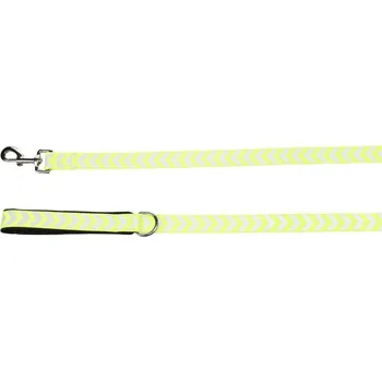 Vodítko pro psa Vodítko FLAMINGO Fergu Fluo nylonové reflexní žluté 2,5x130cm