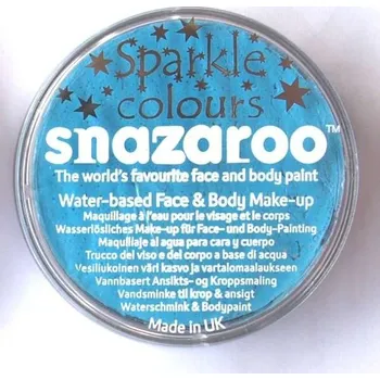 Výtvarná barva Snazaroo třpytivá barva na obličej 18 ml. - Tyrkysová