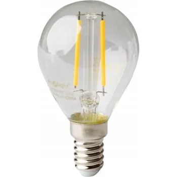 Žárovka LED žárovka filament KULKA E14 2W teplá bílá
