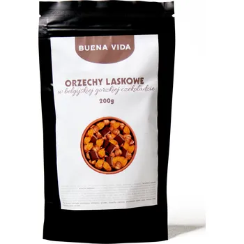LÍSKOVÉ OŘECHY V HOŘKÉ BELGICKÉ ČOKOLÁDĚ 200 g