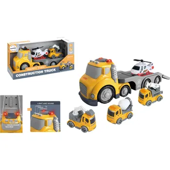autíčko Mamido Interaktivní stavební kamion se světelnými a zvukovými efekty Contruction Truck