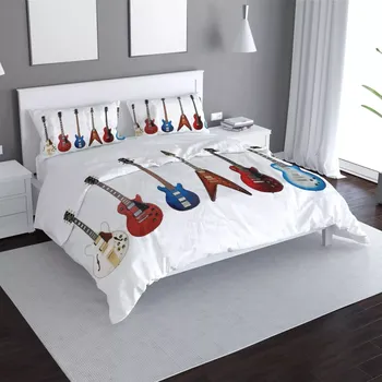 Povlečení Sablio Povlečení Kytary 2 - 140x200 / 90x70