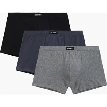 Boxerky Boxerky Atlantic 3BMH-007 Barva: Šedá, Velikost: XL