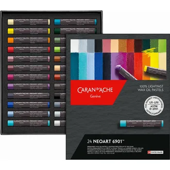 Kresba Pastelky Caran d'Ache Neoart 6901, 24 barev