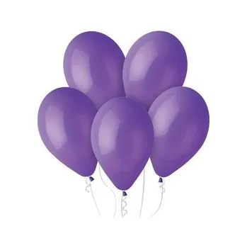 Balónek Balónky Pastelové Fialové Fialová Párty 50 ks