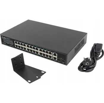 Switch Switch Lanberg RSGE-24P-2GE-2S-250 24xPoE, 4xUplink