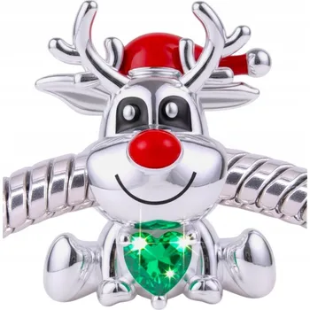 Přívěsek Vánoční přívěsek Sob Rudolf stříbro 925