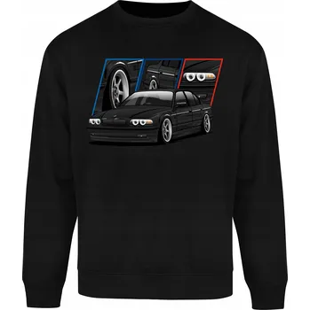 Pánská mikina Mikina BMW Řada 7 E38 Bez Kapuce Mpower Dárek Motorismus R-XS
