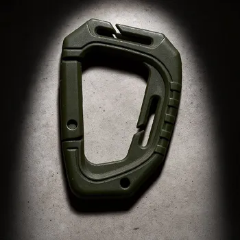 karabina SUPERATOR Taktická karabina MOLLE (ABS) D-ring klip na výstroj. Ne pro lezení. NOT FOR CLIMBING Barva: Zelená | skladem v ČR | rychlé odeslání | lehký polymer | tichý chod |