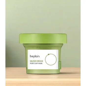 Pleťová maska Beplain, Mung Bean, Čisticí pleťová maska s jílem na póry, 120 ml