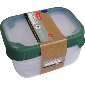 Dóza na potraviny Nádoba Curver Grand Chef 1,8 l + 2x0,75 l, tmavě modrá