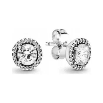 Náušnice Náušnice zirkony stříbro 925, speciální chvíle, SimplyMe + DÁREK