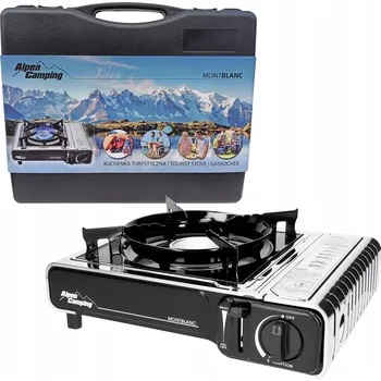 Outdoor vaření Přenosný vařič Alpen Camping MontBlanc